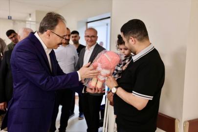 Siirt Valisi Kızılkaya'dan görev başındaki personele bayram ziyareti