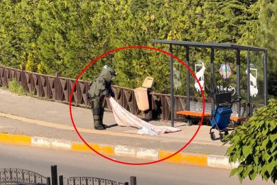 Tunceli'de fünye ile patlatılan poşetten battaniye çıktı