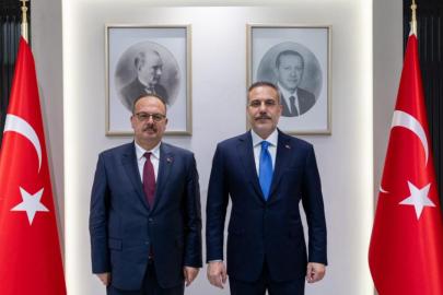 Bakan Fidan, Ankara Valisi Canbolat'ı kabul etti