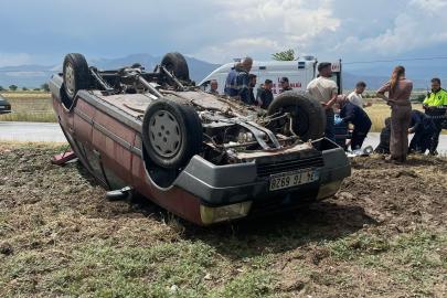 Burdur'da kaza: 2 yaralı