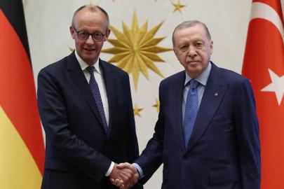 Cumhurbaşkanı Erdoğan, Almanya Şansölyesi Merz ile görüştü