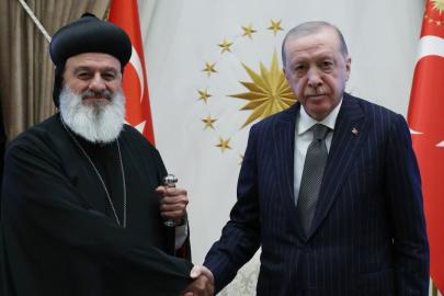 Cumhurbaşkanı Erdoğan, Süryani Ortodoks Kilisesi Patriği'ni kabul etti