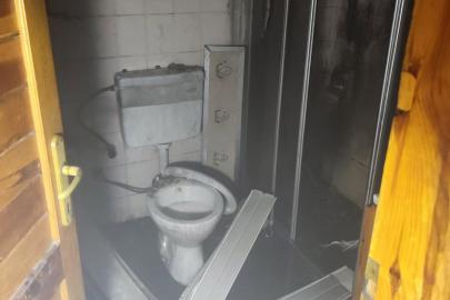 Dairedeki yangın büyümeden söndürüldü