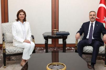 Dışişleri Bakanı Fidan, Maria Angela Holguin Cuellar'ı kabul etti