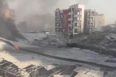 İşgalci İsrail, Lübnan'da hastane yakınını bombaladı