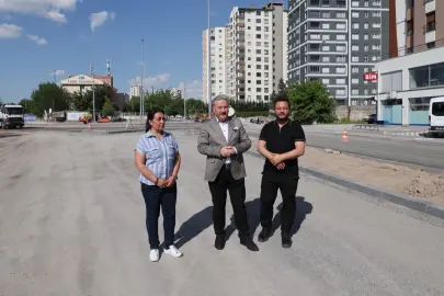 Kayseri Melikgazi'den Yıldırım Beyazıt'a yeni yol