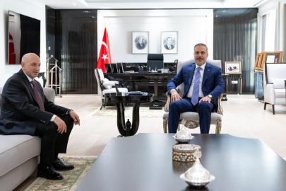 Bakan Fidan Ankara İl Emniyet Müdürü Yüksek'i kabul etti