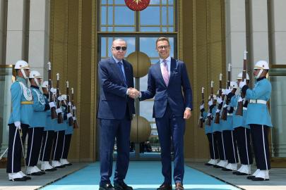 Cumhurbaşkanı Erdoğan, Finlandiya Cumhurbaşkanı Stubb ile bir araya geldi
