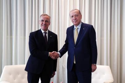Cumhurbaşkanı Erdoğan Kanada Başbakanı Carney ile görüştü
