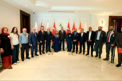 İçişleri Bakanı Çiftçi, Türkiye Gazi ve Şehit Aileleri Vakfı heyetiyle bir araya geldi