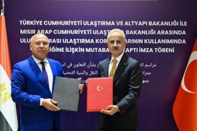 Türkiye ile Mısır arasında uluslararası ulaştırma koridorlarının kullanımında iş birliği