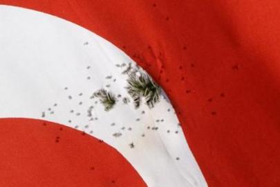 Burdur’da Türk bayrağına silahlı saldırı! Av tüfeğiyle ateş açıldı