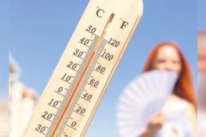 Cumartesi 34 derece, nem yüzde 95