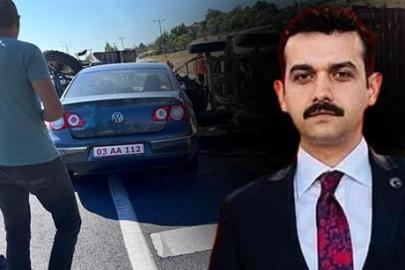 Dün görevine başlayan kaymakam ile savcı eşi kazada yaralandı