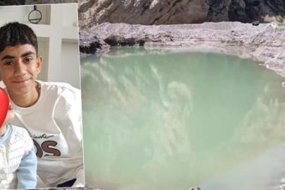 Erzurum'da yürek yakan olay! 12 yaşındaki Ertuğrul hafriyat alınan gölette boğuldu