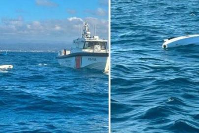 Karasu'da balık tutmak için açıldılar, dron buldular
