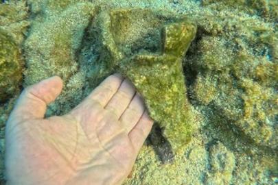 Muğla'da dalış yapan çocuk deniz tabanında gördü! Heyecan yaratan keşif