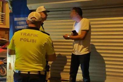 Polisin 'dur' ihtarına uymayan sürücüye ibretlik ceza