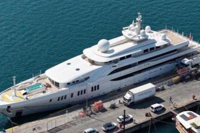Suudi milyarder mega yatı ile Fethiye'ye geldi! 100 ton akaryakıt aldı