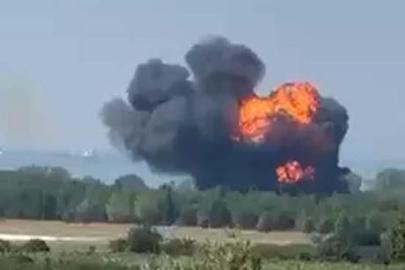 Yalova'da F-16 düştü! İşte ilk görüntüler...