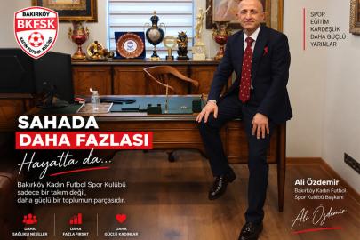 Ali Özdemir Bakırköy Kadın Futbol Spor Kulübü Başkanı